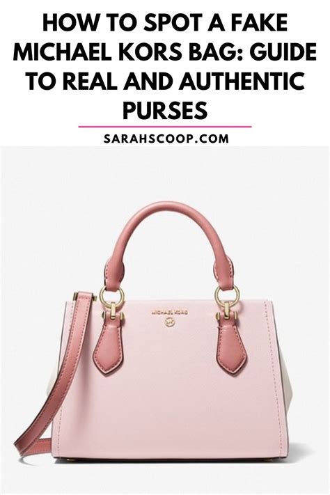 obvious fake michael kors bag|authentic Michael Kors.